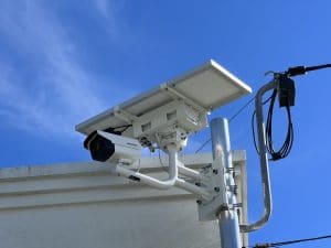 Construction site security camera hire